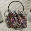2026 Womens Crystal-Embellished Crossbody Bag Fringe Detail Small Square Shoulder No Top Handle
