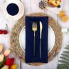 20pcs 17inch Square Dinner Cloth Napkins, High-density Imitate Silk Cloth Napkin,soft Smooth Fabric Satin Napkin - DD