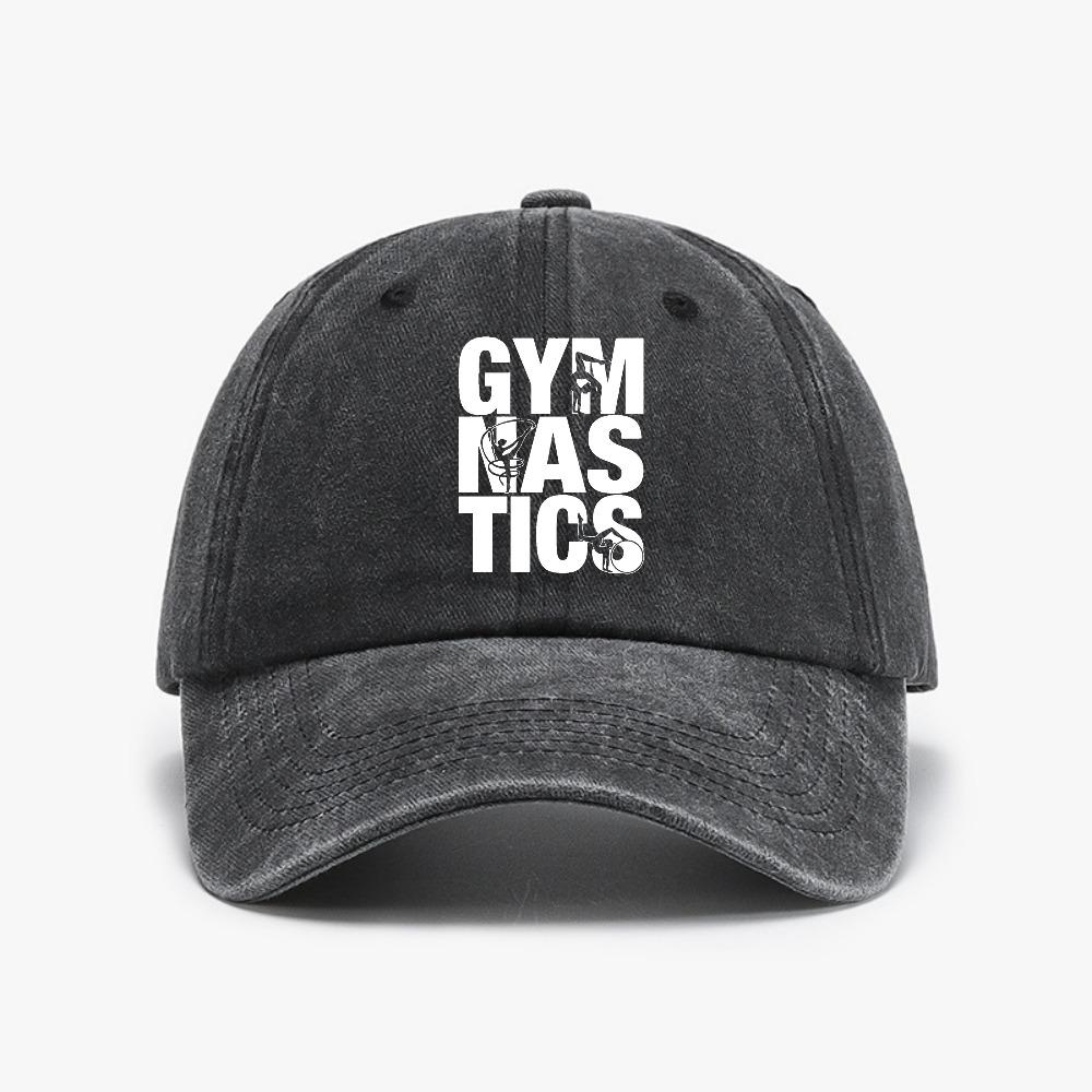 Funny Gymnastics sportsUnisex Hat Printing Graphic Vintage Soft Top Denim Baseball Cap Summer Unisex Women Golf Gymnast Rhythmic Hats