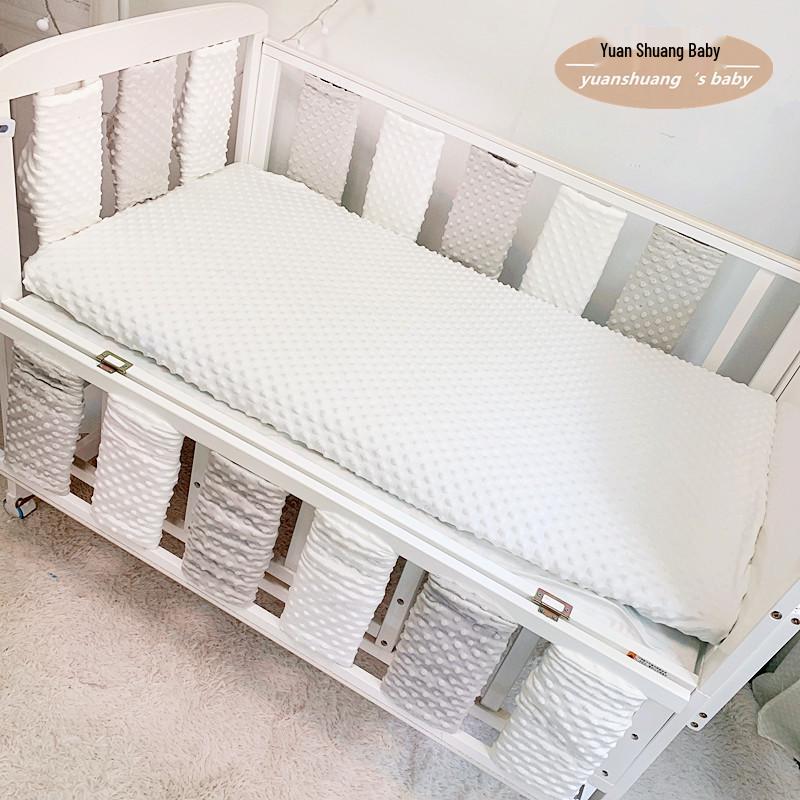 Weicher warmer Samt Kleinkind- und Kleinkind-Matratzenschoner - Gemütlich, einfarbig, ganzjähriger Komfort