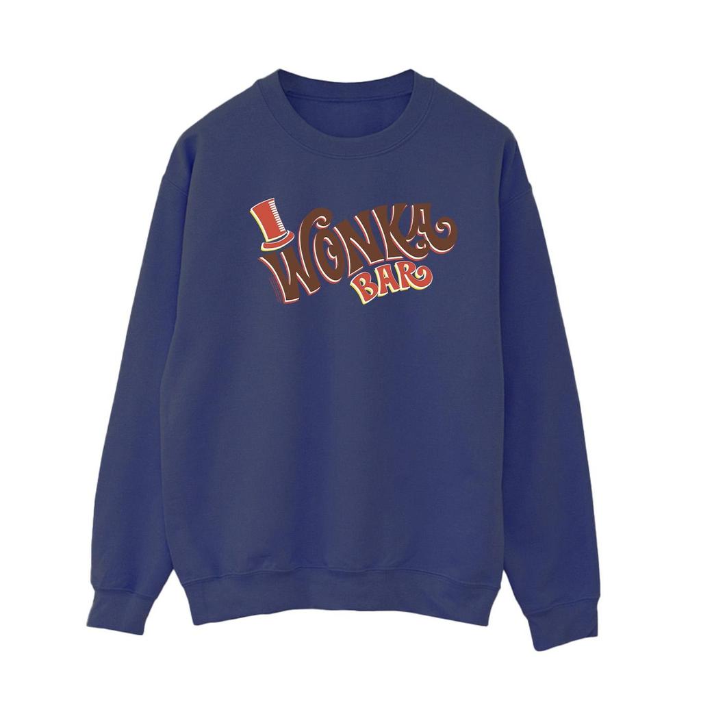 Willy Wonka Womens/Ladies Bar Logo Sweatshirt