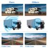 2CH Digital Wireless Monitor 5" Dual Screen with 18 IR Reversing Cameras 12-24V Wide Voltage 30-50m For Truck Caravan RV Trailer
