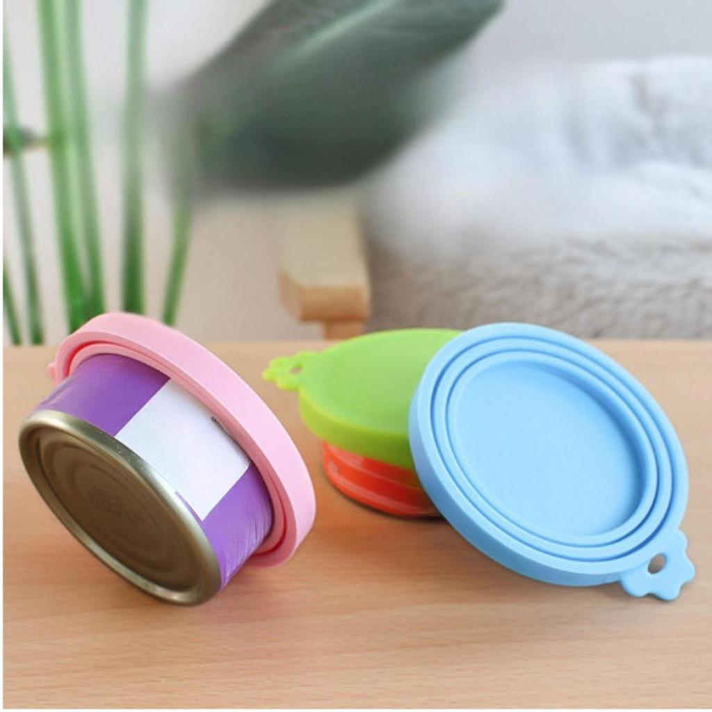 Food Can Cover Canned Lid Sealer Storage Tin Cap Fit Most Standard Size Seal Silicone