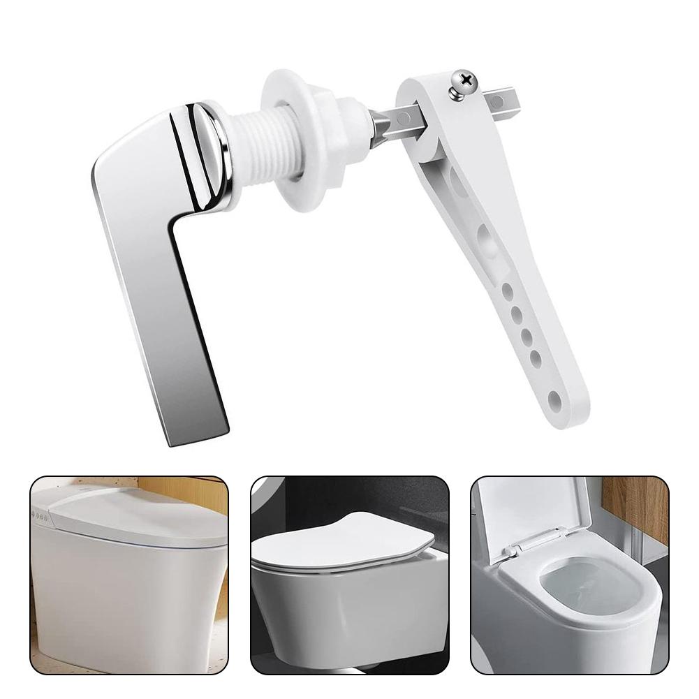 10,5 cm x 9,5 cm Atașamente pentru mâner pentru toaletă Metal cromat Durabil