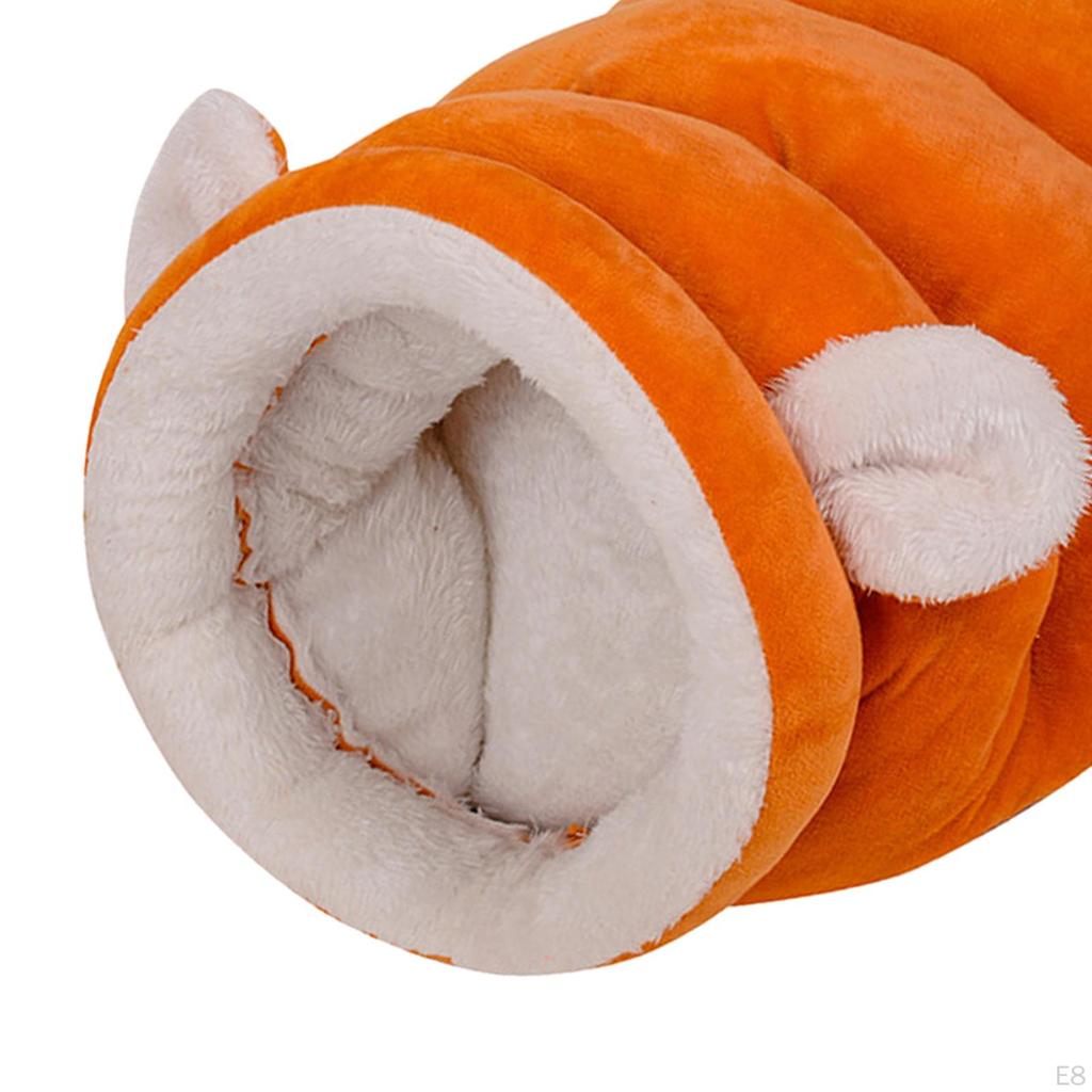 Semi Enclosed Winter Warm Pets Supplies Plush Sleep Kennel Cat Tent Bed Kitten Puppy Indoor Cats