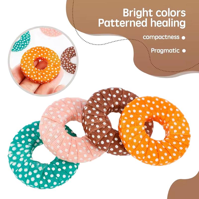 4Pcs 5Cm Round Metal Sewing Weights Colorful Stripe Fabric Locking Fixing Weights For Diy Cutting Sewing Pattern Making Tools