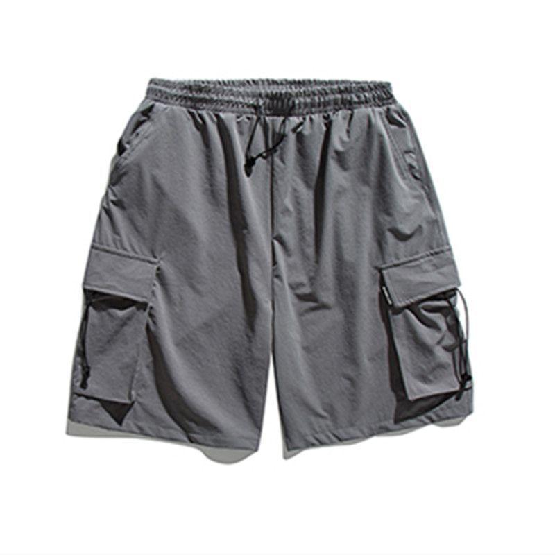 Women High Waist Cargo Shorts American Style Streetwear Summer Wide Leg Pants Fashion Female Big Pocket Loose Shorts