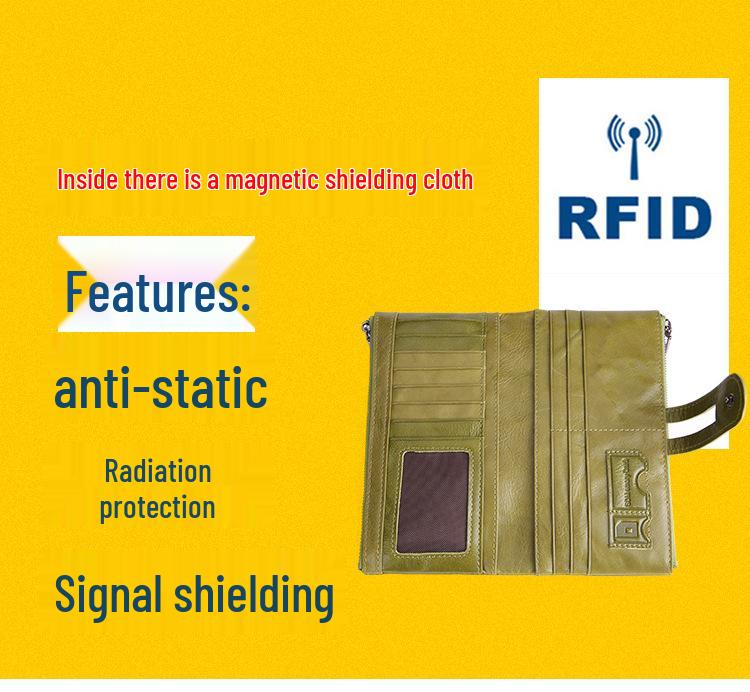 Vintage Women's RFID Snap Closure Leather Wallet, Large Capacity with Multi-Card Slots and Coin Purse