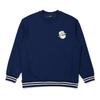 MALBON GOLF Travel Script Round Sweatshirt Navy (Man)