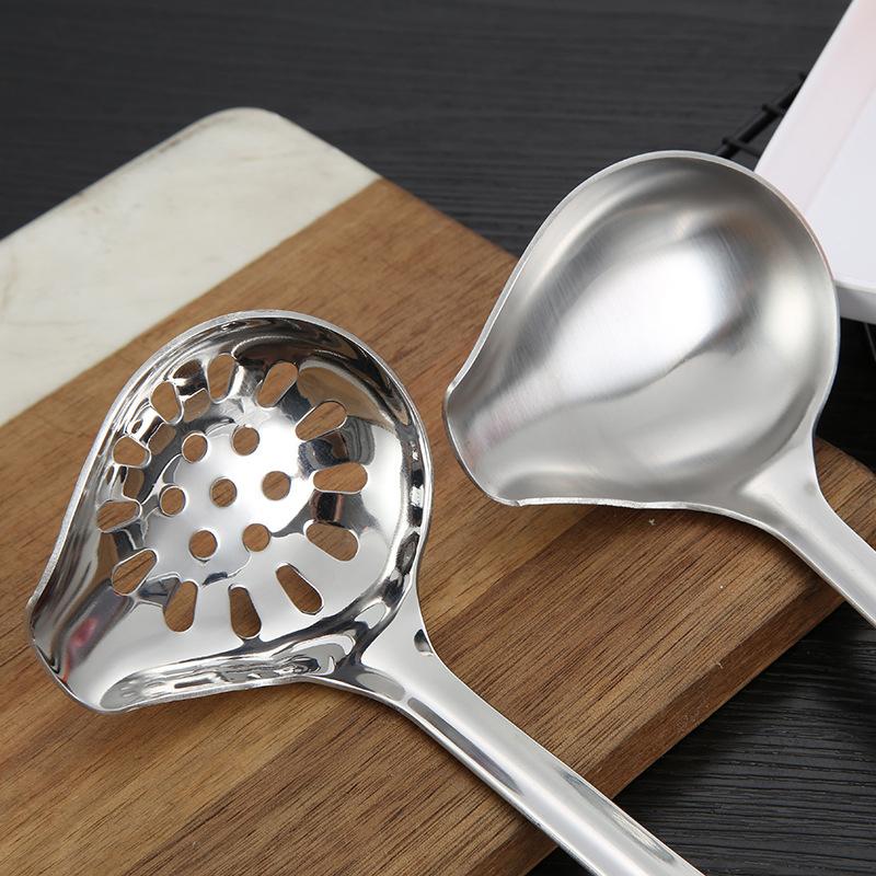1Pc Stew Dipper Long Handle Cooking Tools Soup Stainless Steel Duck Mouth Shaped Spoon Kitchen Ladle Tableware Scoop Restaurant
