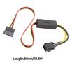 Graphics Card 6Pin To Sata Power Supply Adapter Cable With Voltage Reduction And Stabilization Converter Board