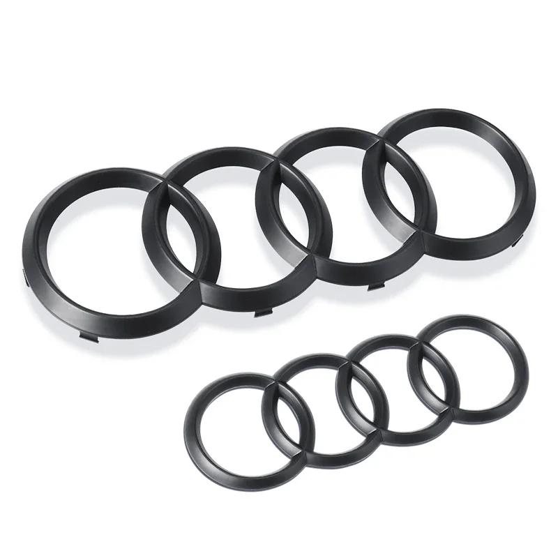Car Logo Badge Car Front Grille Rear Trunk Lid Emblem Stickers For 4HGIEW A1 A3 A4 A5 A6 A7 S3 S4 S5 S6 RS3 RS4 RS5 RS6 Q3 Q5 Q7