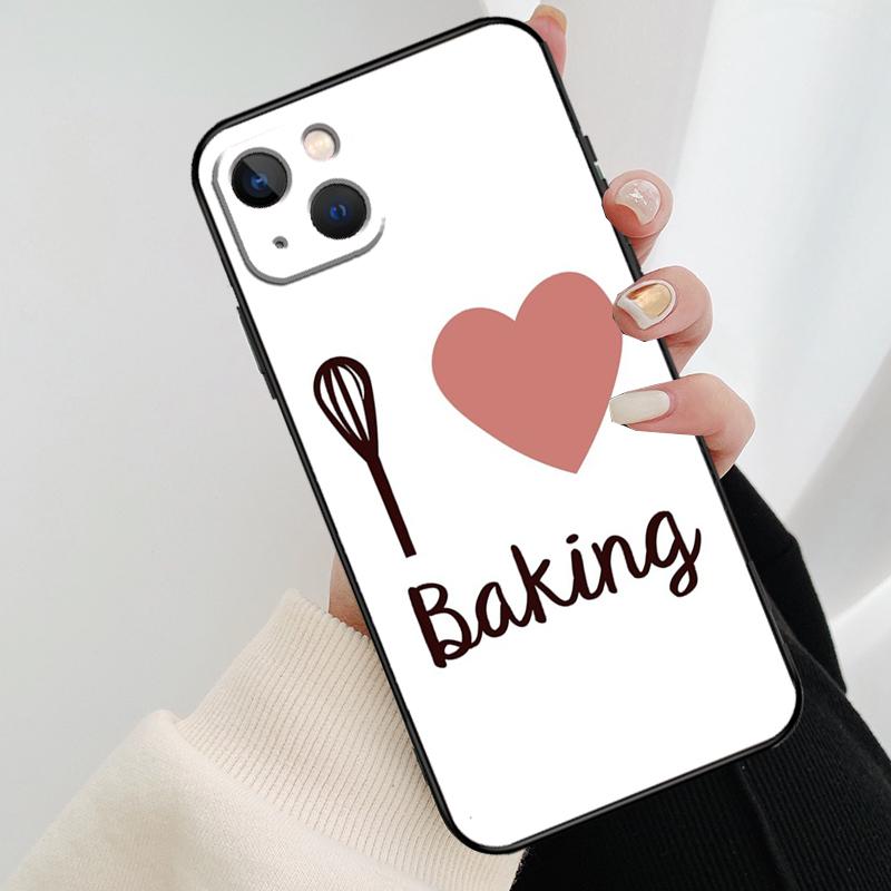 Baking Cook Chef Phone Case For iPhone 17 Pro Max 16 15 14 11 12 13 Pro Max mini 15 16 Plus 16e 17 Air Cover