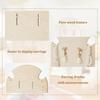 Earring Measurement Display Stand Stable Non-Slip Smooth Edge Pre-Drilled Holes Easy Assembly Wooden Ear Stud Stand Earring Organizer Frame