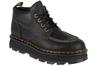Zebzag 4 Eye Boots, Unisex Black Lace-up Shoes