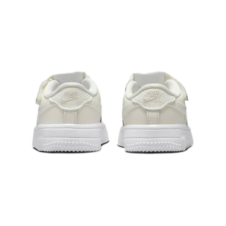 Nike Force 1 Low LV8 EasyOn TD Sail Croc Baby Sneakers Cream White Black FV6105-100
