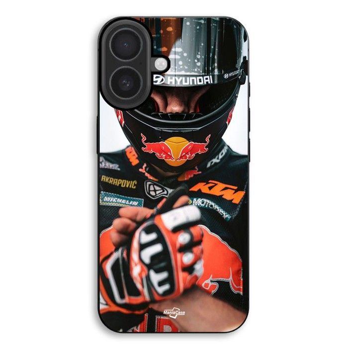 Coque de téléphone - MANIACASE - iPhone 17 - Silicone TPU - Souple - MOTO GP PODIUM KTM