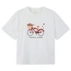 Girls' Cartoon Print Cool Short Sleeve T-shirt