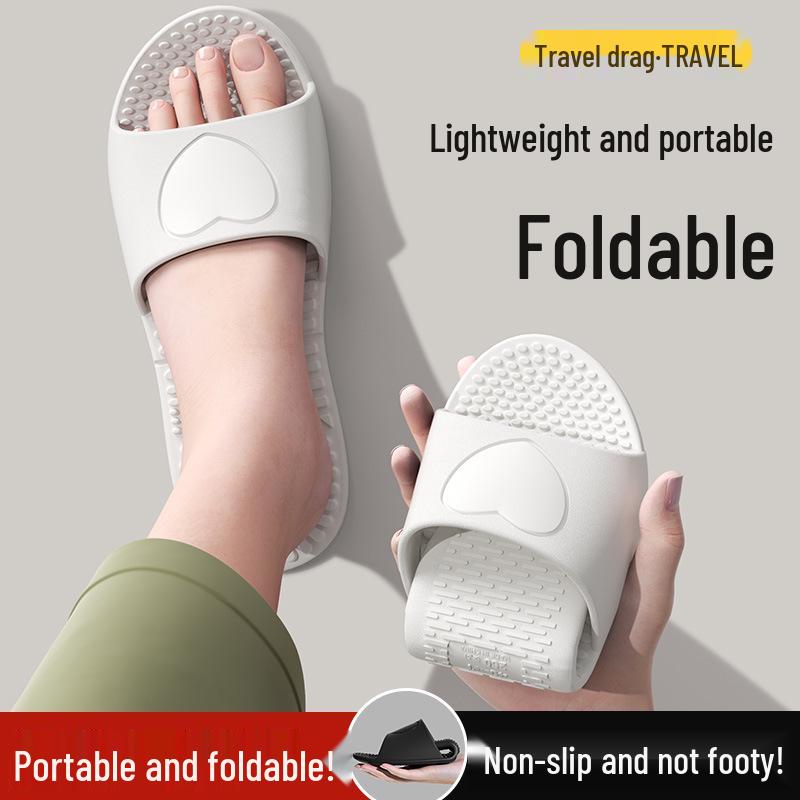 Portable Folding Summer Slippers: Soft Sole for Travel, Business Trips, Hotel & Home - Unisex