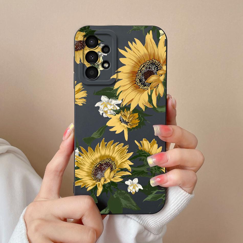 Case For Samsung Galaxy A13 A 13 4G 5G New Design Soft Liquid Silicone Full Coverage Back Cover Anti Slip Shockproof Bumper Capa