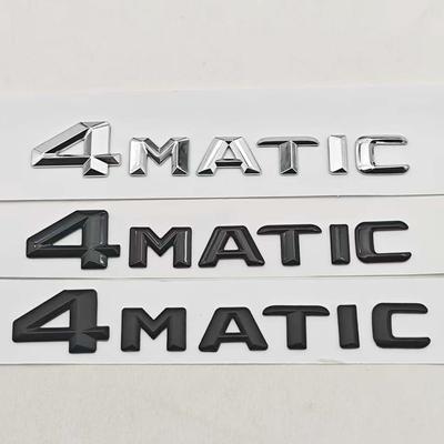 3D ABS Auto Písmena 4MATIC 4 MATIC Znak Nálepka Zadní Kufr Znak Emblem Pro Mercedes Benz Třídy C E G S GLC GLS AMG Příslušenství EC3