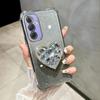 Phone Case for Xiaomi 15 Ultra 14T 13T POCO X7 F7 M7 Redmi Note 14 Pro 14C Glitter Diamond Heart Shockproof Bracket Case Cover