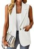 Spring/Summer 2026 Women's Sleeveless Commuting Waistcoat Suit