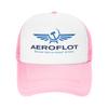 Aeroflot Aviation Russe Pilote Aerospace Casual Sun Hats For Female Male Spring  Outdoor Sport Baseball Cap Fitted Retro Hats