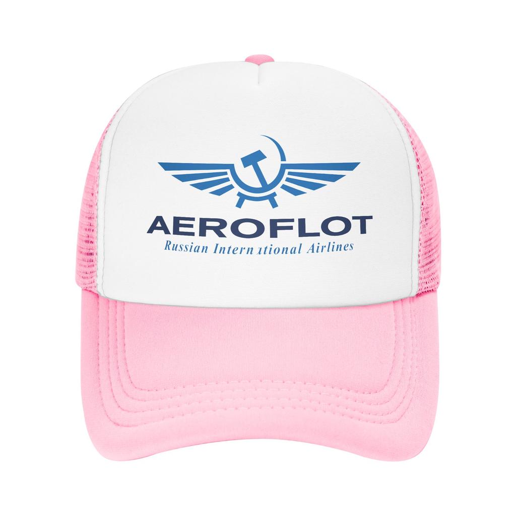 Aeroflot Aviation Russe Pilote Aerospace Casual Sun Hats For Female Male Spring Outdoor Sport Baseball Cap Fitted Retro Hats