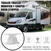2 Sets Caravan Door Retainer Catch Nylon Door Stop Retaining Catch Latch for RV Caravan Camper Motorhome Boat Door Retainer Holder Door Stopper