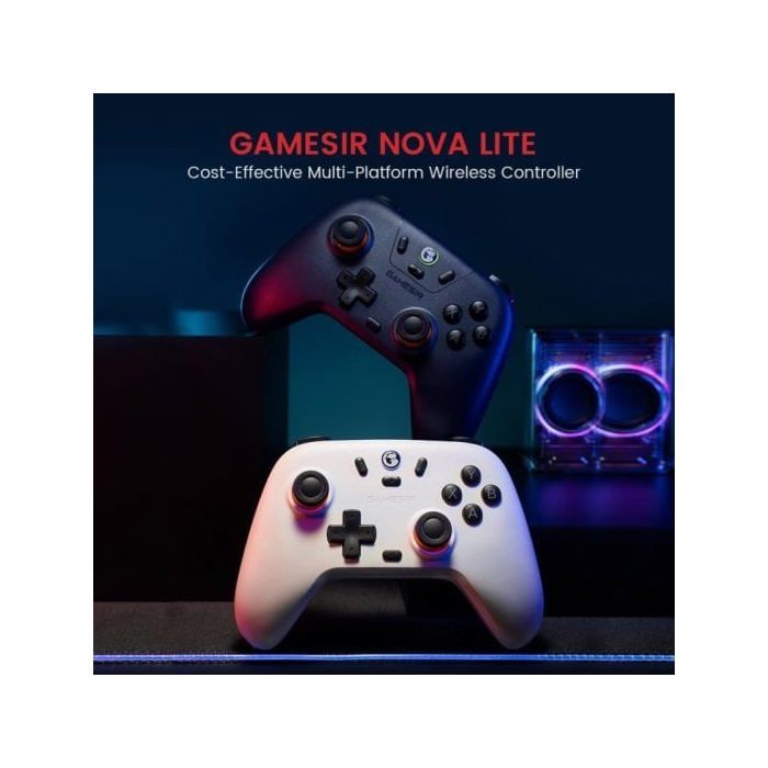 Game Controller - GAMESIR - T4 Nova Lite - Tri-mode Connectivity - 10h Battery Life - Precise Joysticks