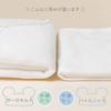 White Bear Baby Afghan Smooth Pure White 85cm X Preparation for Baby Shrine Going Easy To Hug 39301 Quilt Swaddle, Boys, Girls, Material, Large,