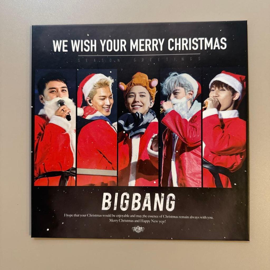[USED] BIGBANG VIPJAPAN Exclusive Christmas Card
