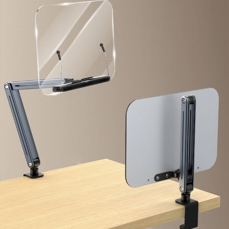 MultiAngle Swivels Laptop Support Arm Mount, Ergonomic Reading Mount with Clip for Tablets and Notebook with Solid Clip