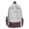 Schoolbag Korean version of dopamine contrasting backpack junior high school girls college wind lightweight student schoolbag versatile commuter