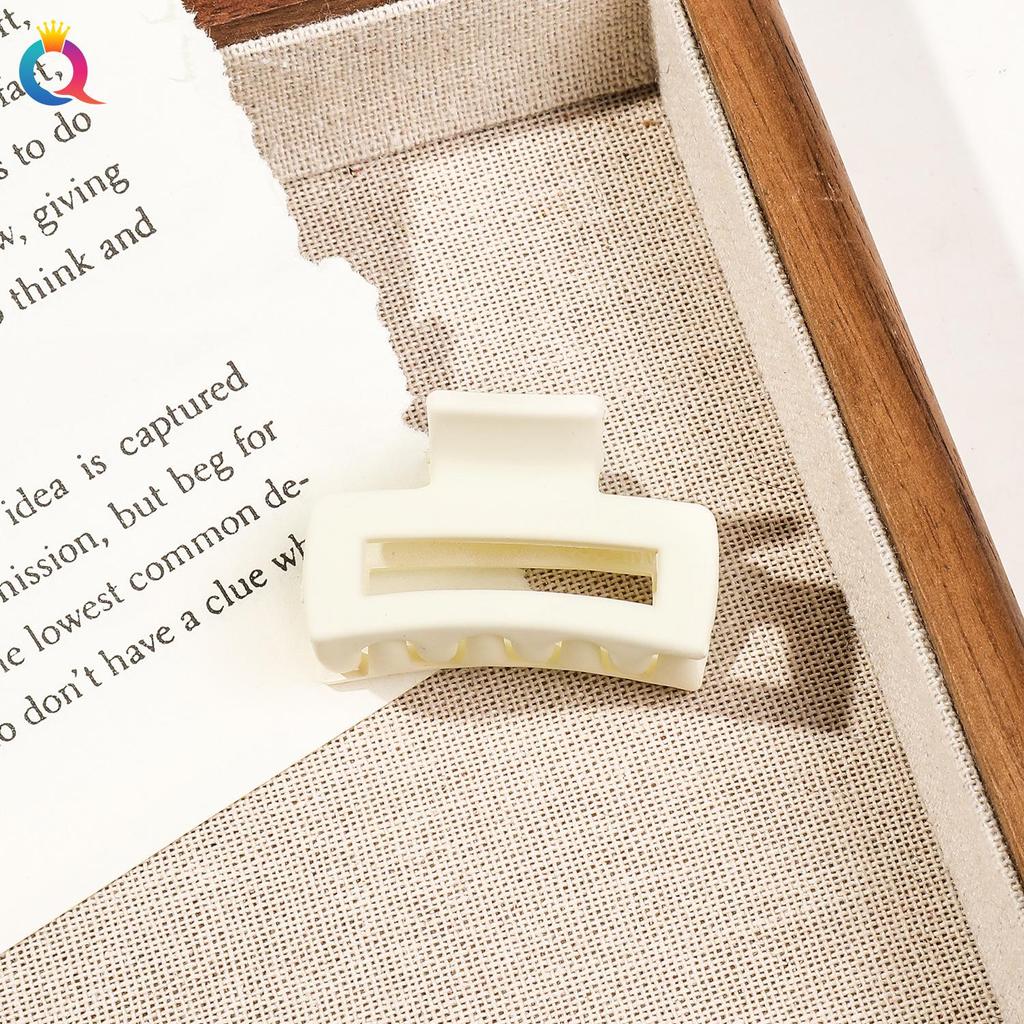 Ki Yue Korean Matte High Ponytail Small Claw Clip for Versatile Updo Hair Styling