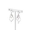 ESTELLE [Official] Women's Hook Earrings, Platinum, 0202-2121-0019-0000