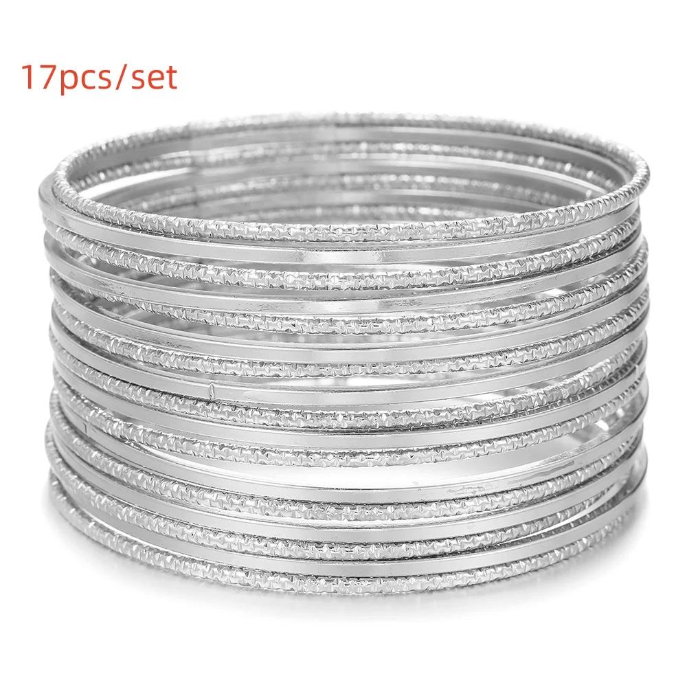 New Fashion Boho Punk 10Pcs/Sets Cuff Bracelets & Bangles For Women Love Pulseiras Bangle Set Feminina Jewelry Charm Gifts