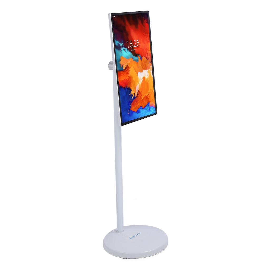 24 Inch Smart Screen with Pole Stand 5MP Camera 6+128G Movable Touch Display Screen for Live
