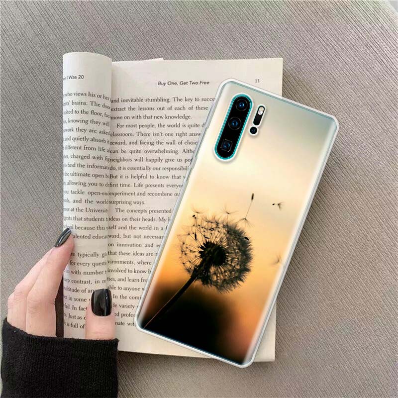 

Dandelion Seeds Phone Case For Huawei P50 Pro P10 P20 P30 P40 Lite Cover Mate 40 30 20 10 Lite Capa Shell Huawei P20