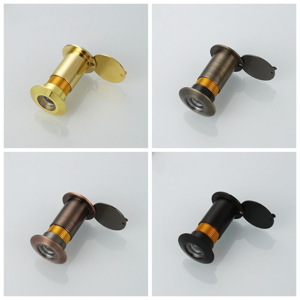 Anti-peeping HD Cat Eye Anti-pry Security Door Cat Eye with Cover HD Glass Lens Girl