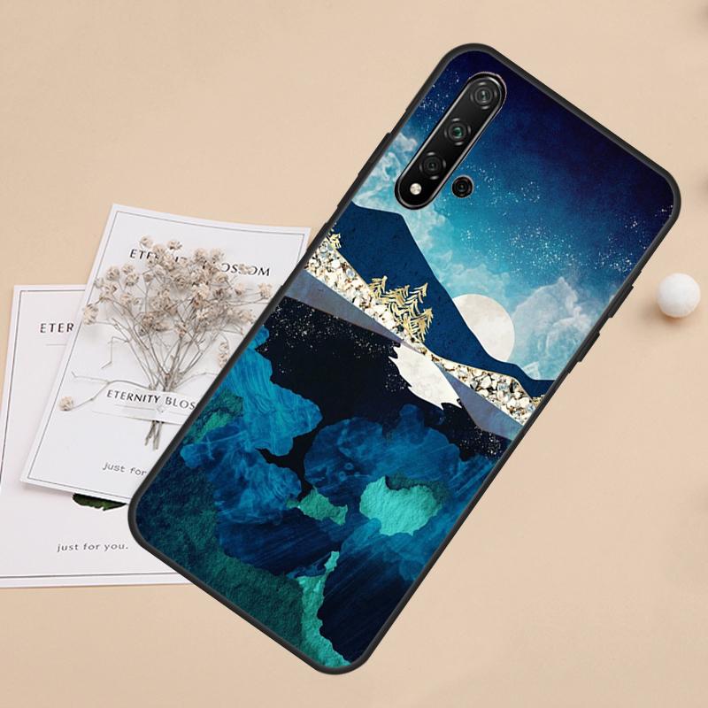 Star Lake Mountains For Huawei Nova 8i 7i 11i 12i 12s 9 10 SE Y60 Y61 Y70 Y72 Y73 Y90 Y91 P20 P40 P30 Lite Case