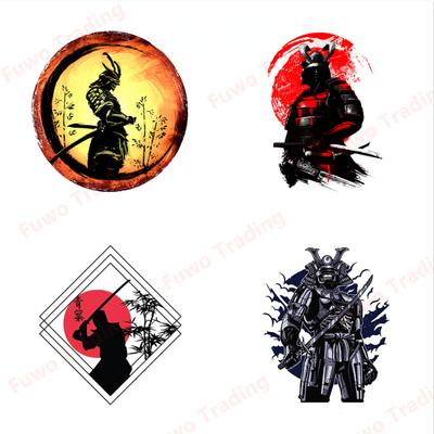 Mode Coole Autoaufkleber Samurai Mode Vinyl Aufkleber Wasserdicht Fenster Motorrad Wohnmobil Stoßstange LKW Laptop Dekoration PVC