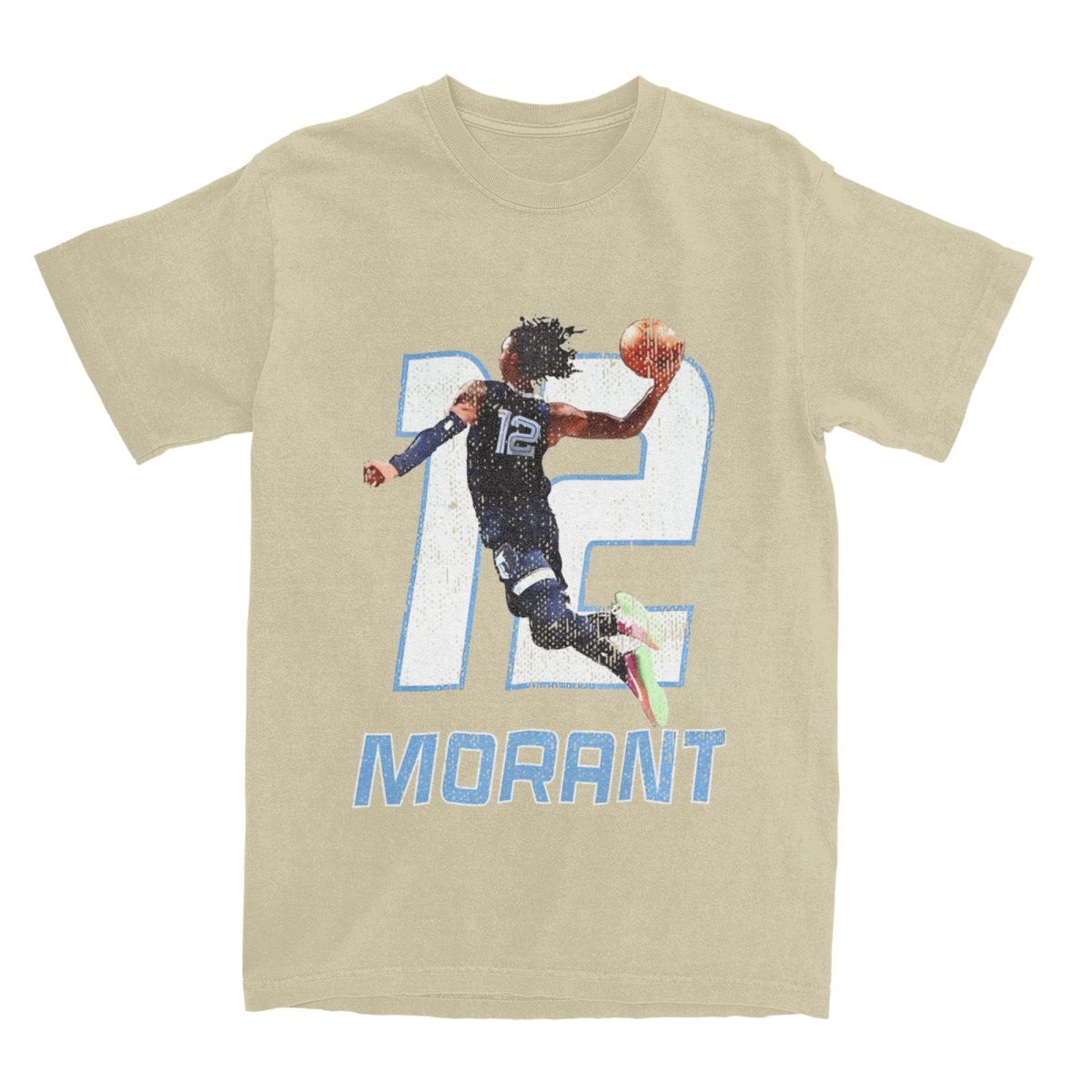 

Мужская футболка Ja Morant 12 футболок модная баскетбольная летняя футболка потрясающая принтованная хлопковая одежда подарок на день рождения L