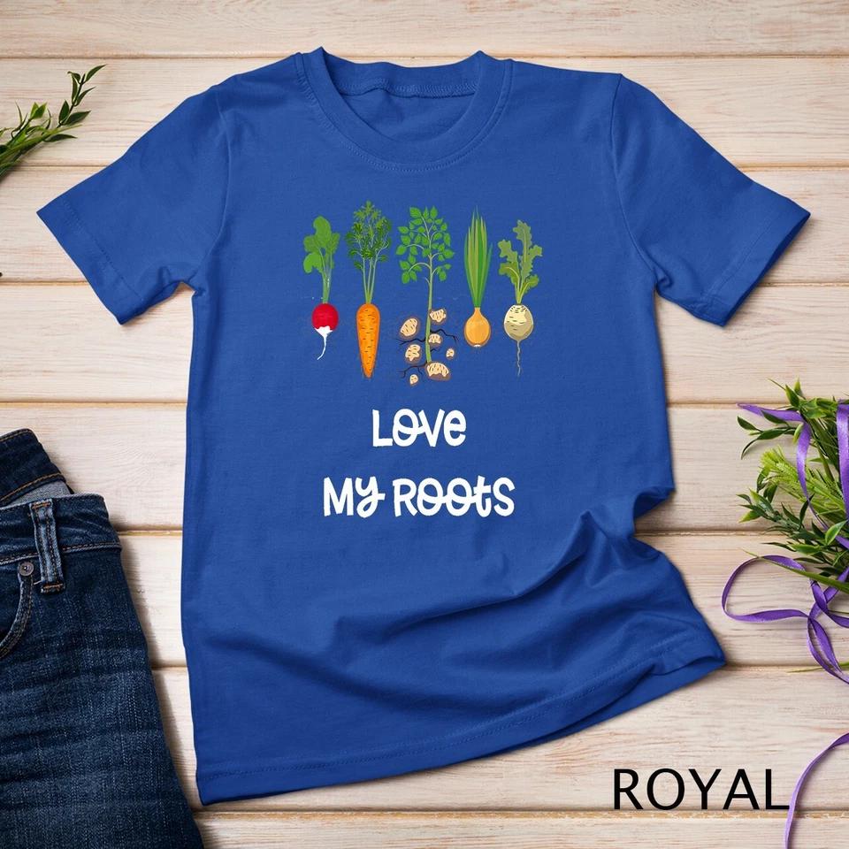 Root Vegetables Gardening, Cute Garden Tee Shirt Gift, 3Dk Unisex T-shirt 11 M
