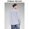 UR Women's Irregular Placket Cotton Shirt