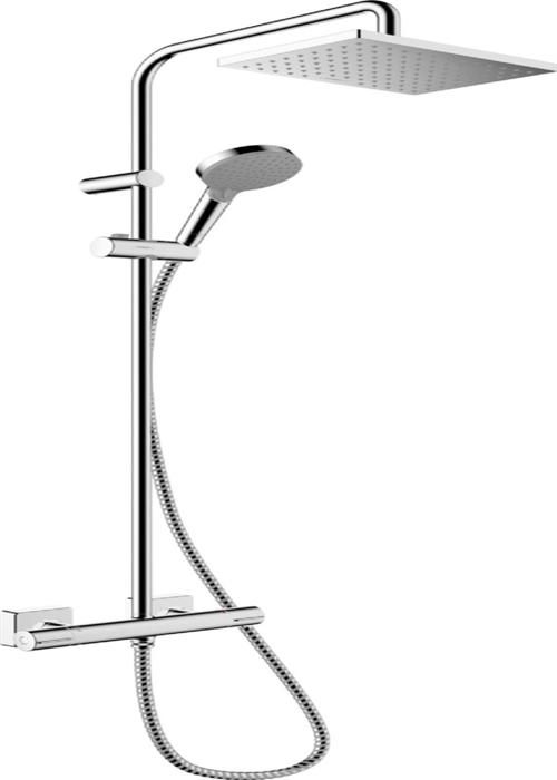 Colonne de douche thermostatique hansgrohe vernis shape 230 chromé