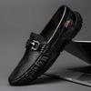Mocassini Casual Estivi in Pelle da Uomo 2024: Scarpe Slip-On Morbide, Traspiranti, alla Moda