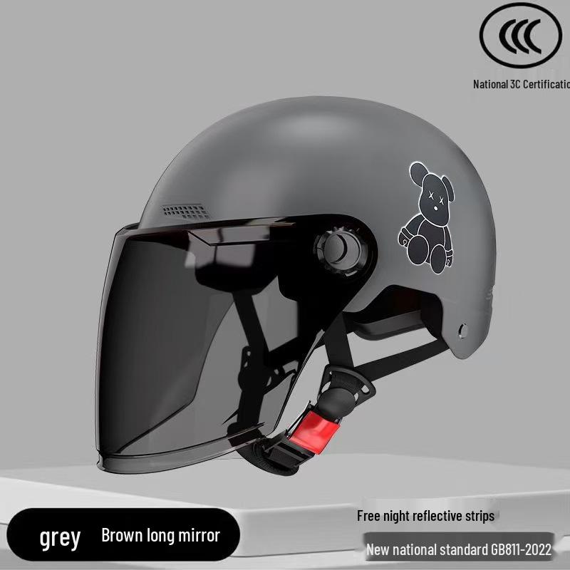 Casco Eléctrico Unisex para Bicicleta y Patinete Certificado 3C, Seguro y Ajustable, Protección Solar, Uso en Todas las Estaciones