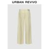 UR Women's Pleated Wide-Leg Casual Pants